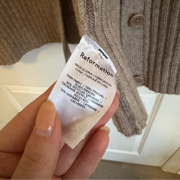 Reformation Brown Ribbed Sweater - Picture 2 of 4